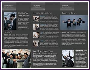 Brochure Design by Aaron Jarvis for this project | Design: #563095