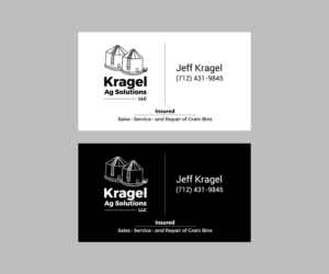 Diseño de Tarjeta de Presentación por M.Pirs para Kragel Ag Solutions, LLC | Diseño: #14120221