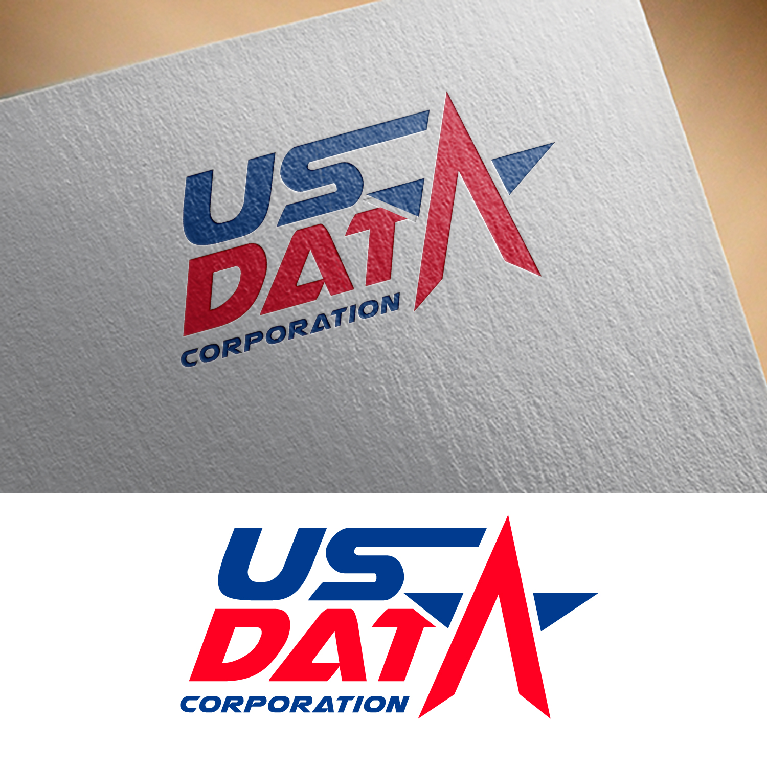 Logo Design by Next Screen Infotech for US Data Corporation | Design #14109556