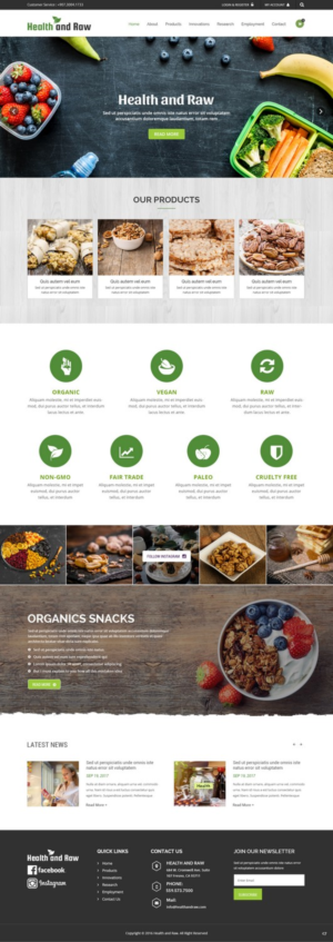 Web Design by pb for this project | Design: #14101170