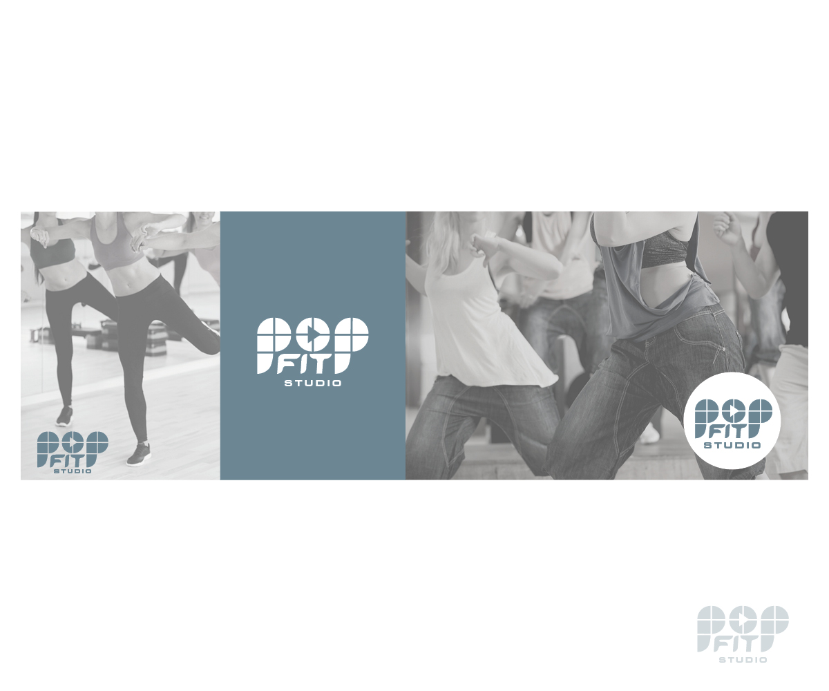Logo Design by Bittersweet for Pop Fit Studio | Design #14095599