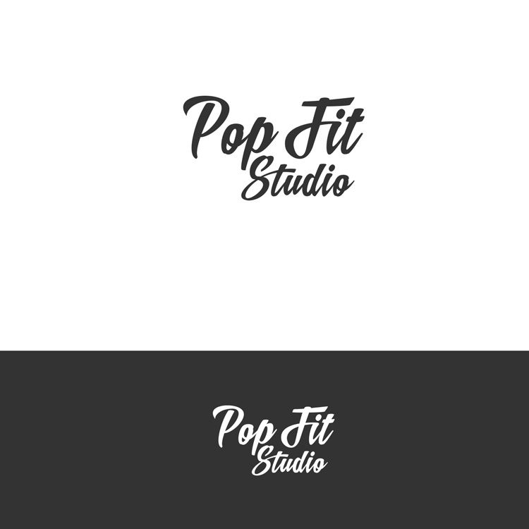Logo Design by DesignDUO for Pop Fit Studio | Design #14144986
