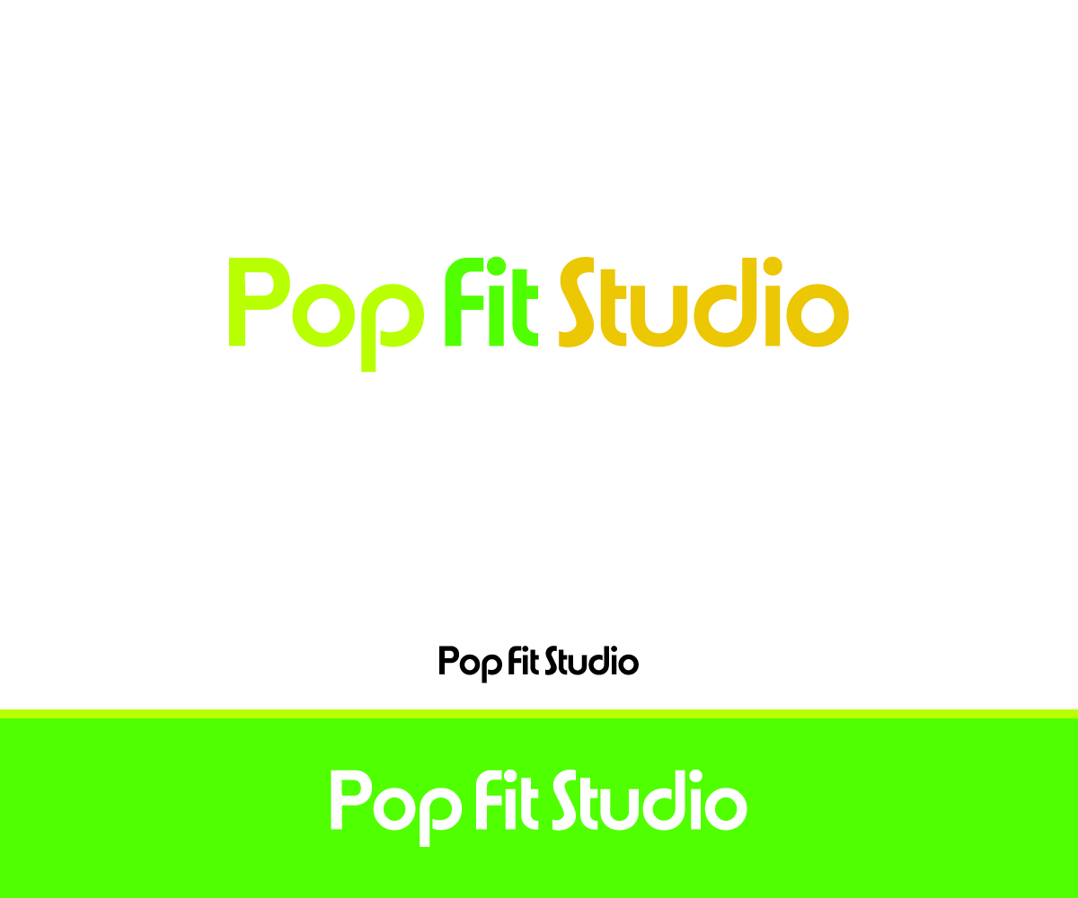 Logo Design by eMARK for Pop Fit Studio | Design #14099735