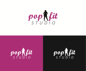 Logo Design by eMARK for Pop Fit Studio | Design: #14099736