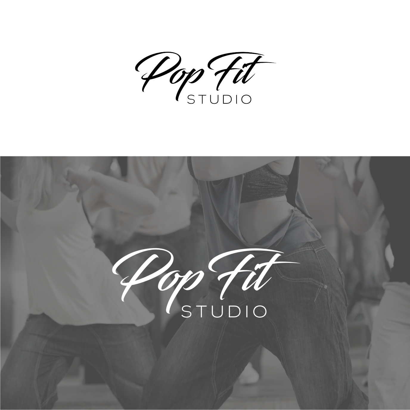 Logo Design by abdulrahimazka for Pop Fit Studio | Design #14130816