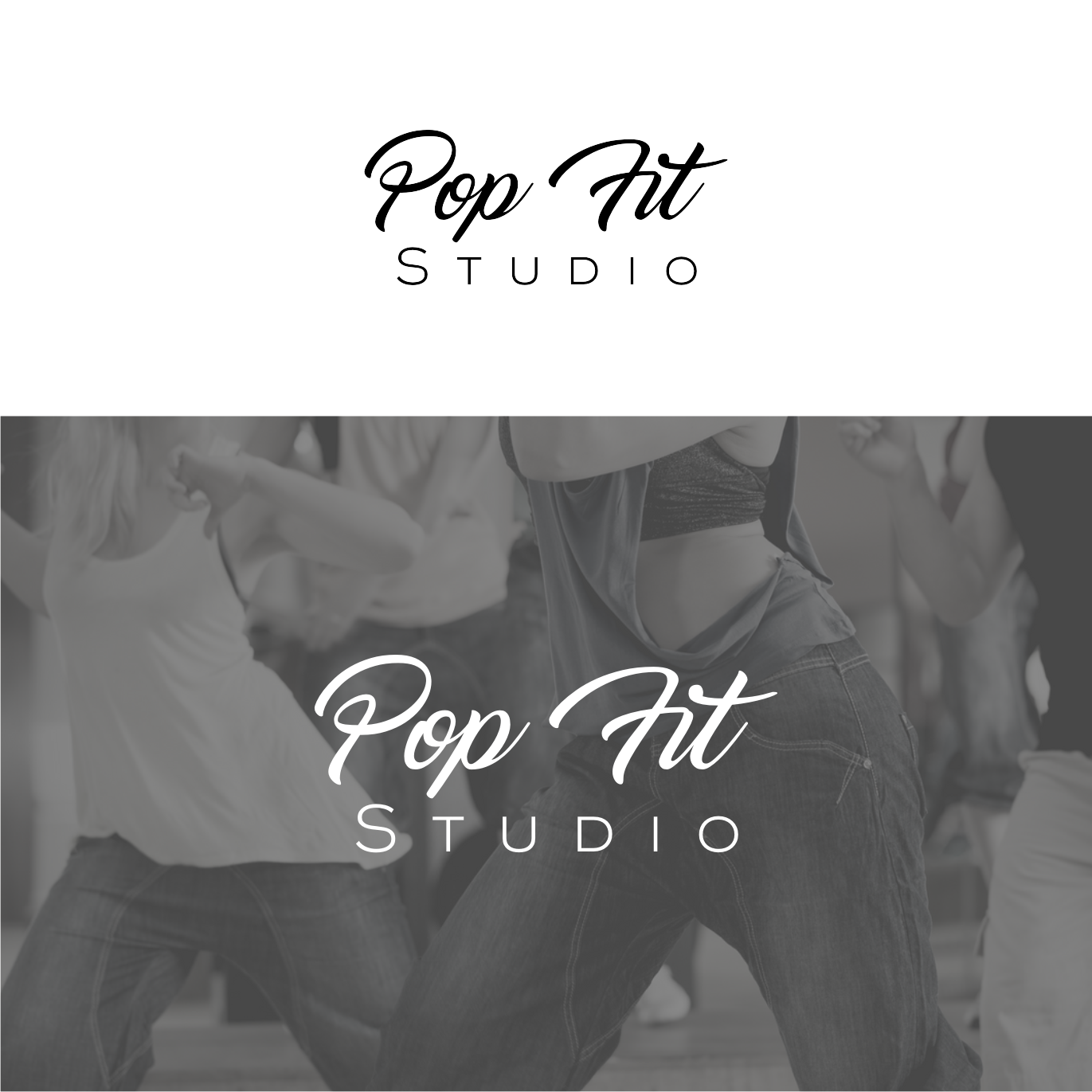 Logo Design by abdulrahimazka for Pop Fit Studio | Design #14130879