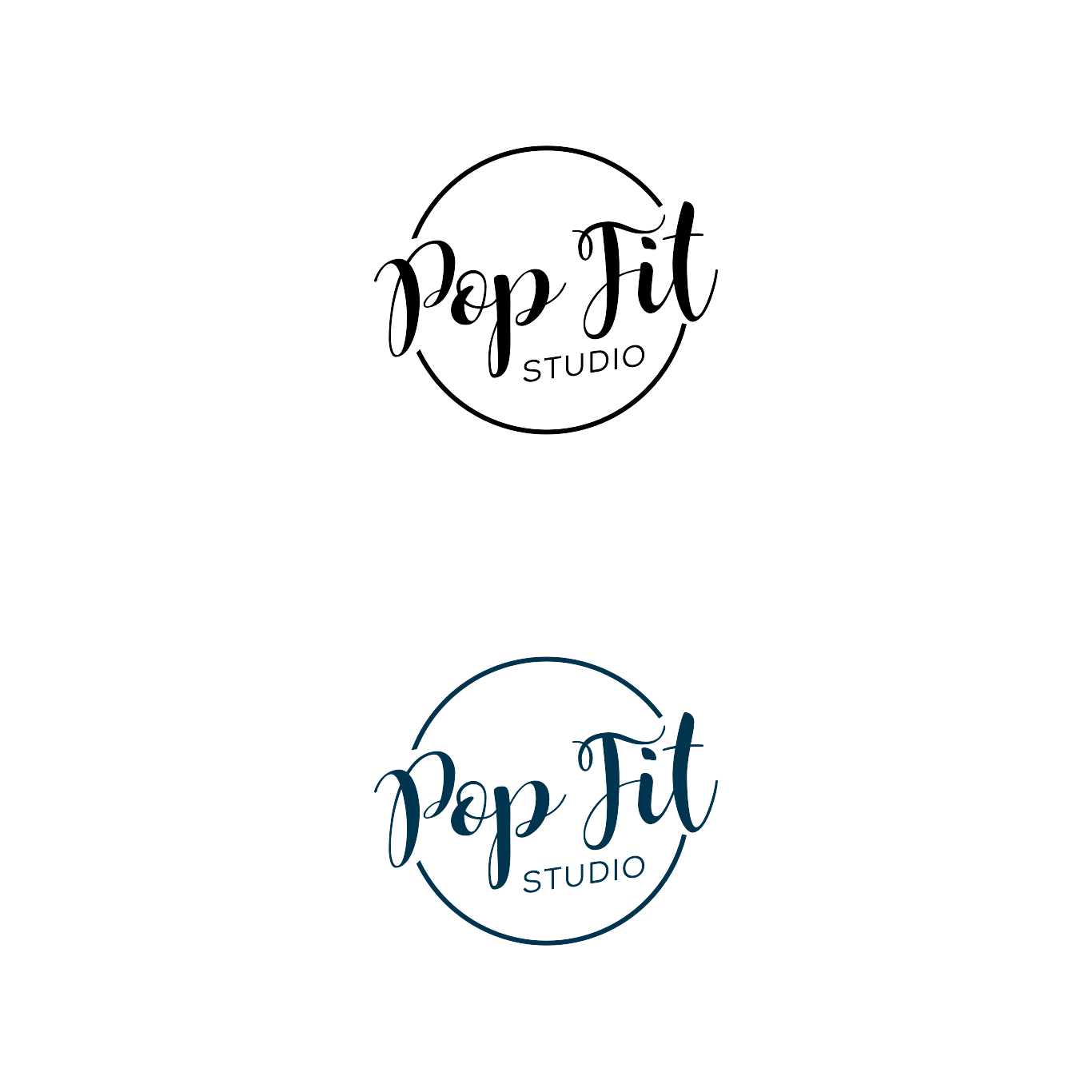 Logo Design by abdulrahimazka for Pop Fit Studio | Design #14130948
