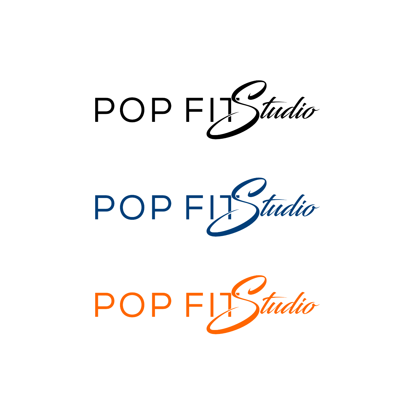 Logo Design by abdulrahimazka for Pop Fit Studio | Design #14131113