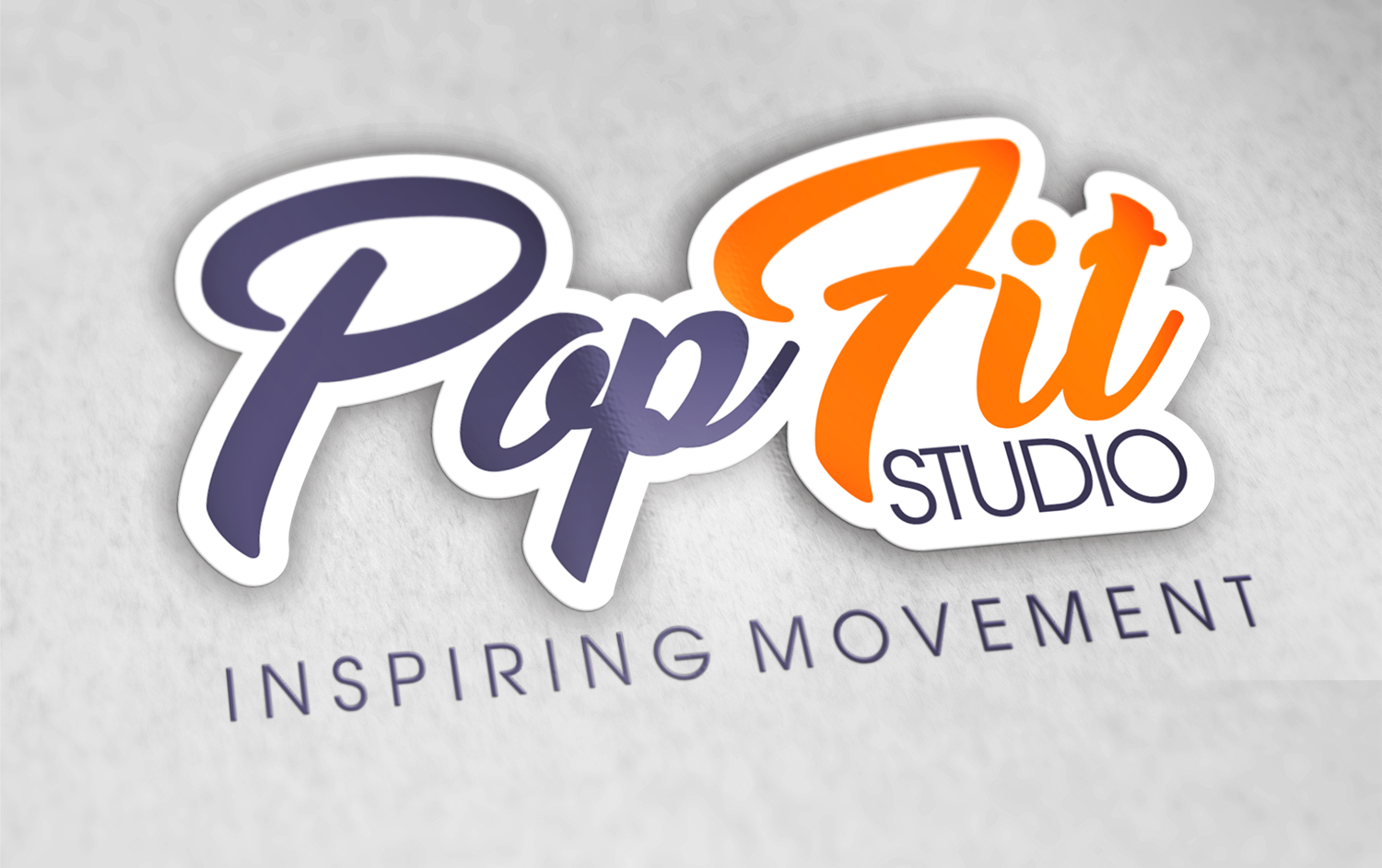 Logo Design by Vinicius Hadid Graphic Solutions for Pop Fit Studio | Design #14101697