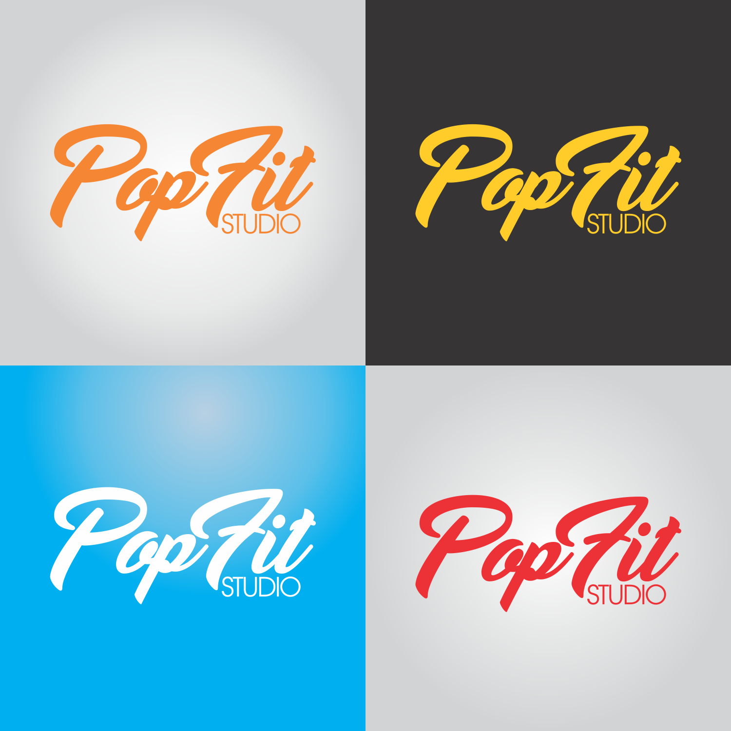 Logo Design by Vinicius Hadid Graphic Solutions for Pop Fit Studio | Design #14102335