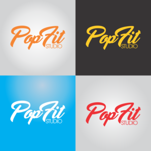 Logo Design by Vinicius Hadid Graphic Solutions for Pop Fit Studio | Design: #14102335