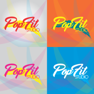 Logo Design by Vinicius Hadid Graphic Solutions for Pop Fit Studio | Design: #14102981