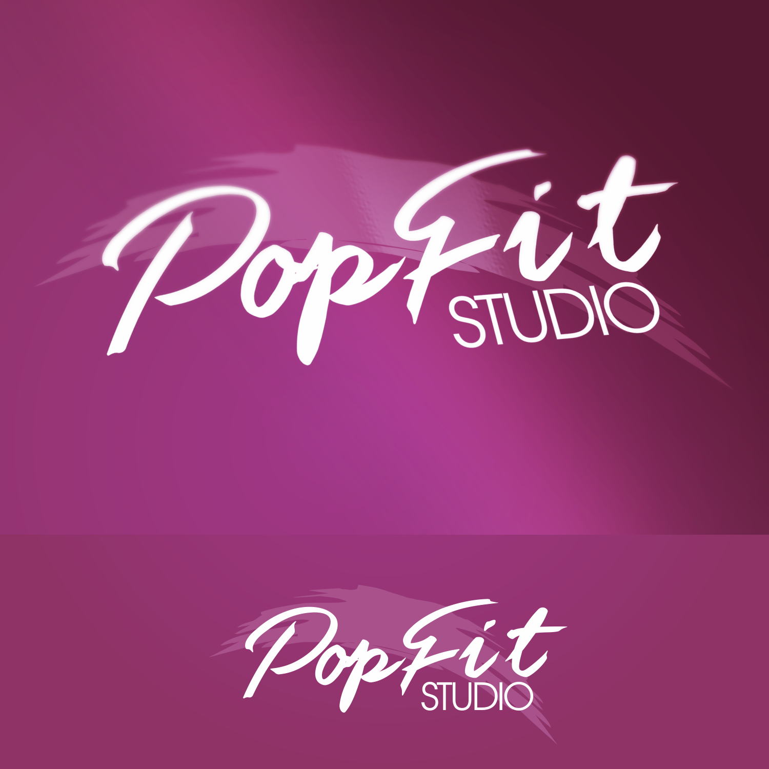 Logo Design by Vinicius Hadid Graphic Solutions for Pop Fit Studio | Design #14103529