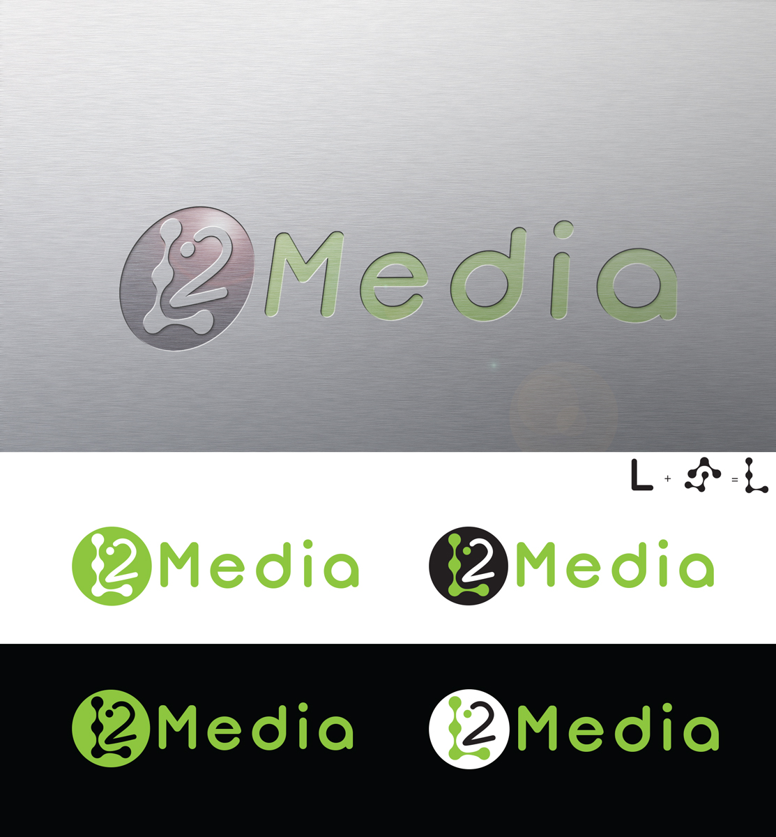 Logo Design by Impressive Sol for L2 Media, LLC | Design #14312555