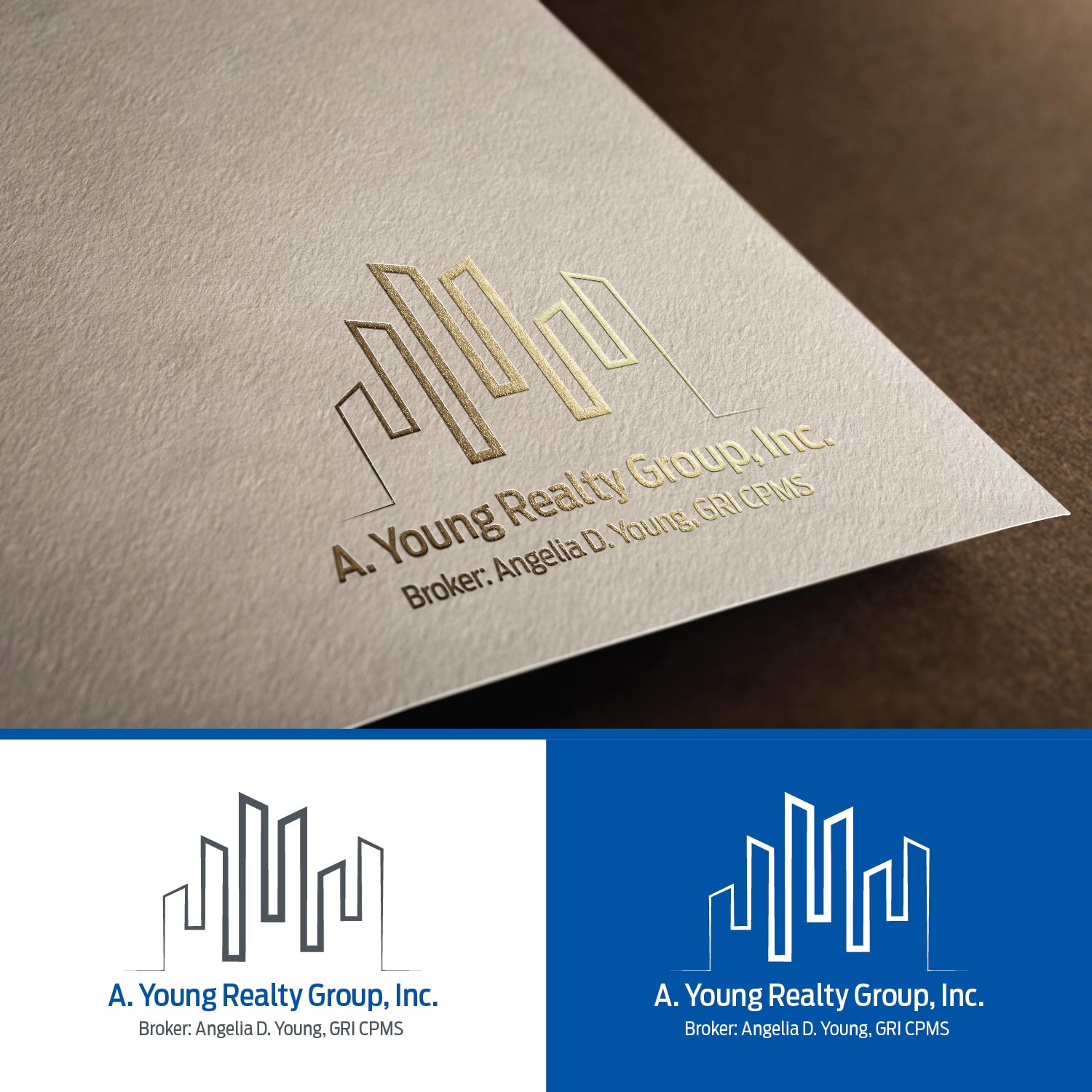 Logo Design by Anoushay for A. Young Realty Group, Inc.  | Design #14110334