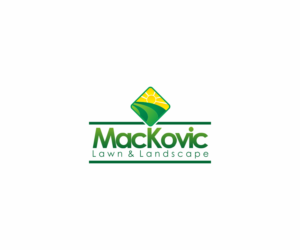 Logo Design by T I K H E - L M W for MacKovic Lawn & Landscape Ltd. | Design: #14103278