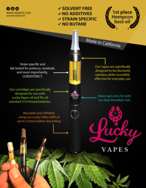 CANNABIS VAPE MAGAZINE AD PAGE DESIGN for DOPE MAGAZINE | Design de Revue par Gfx.26™