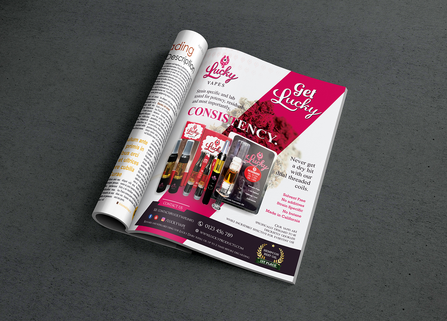 Diseño de Revista por ecorokerz para Lucky Products | Diseño #14094956
