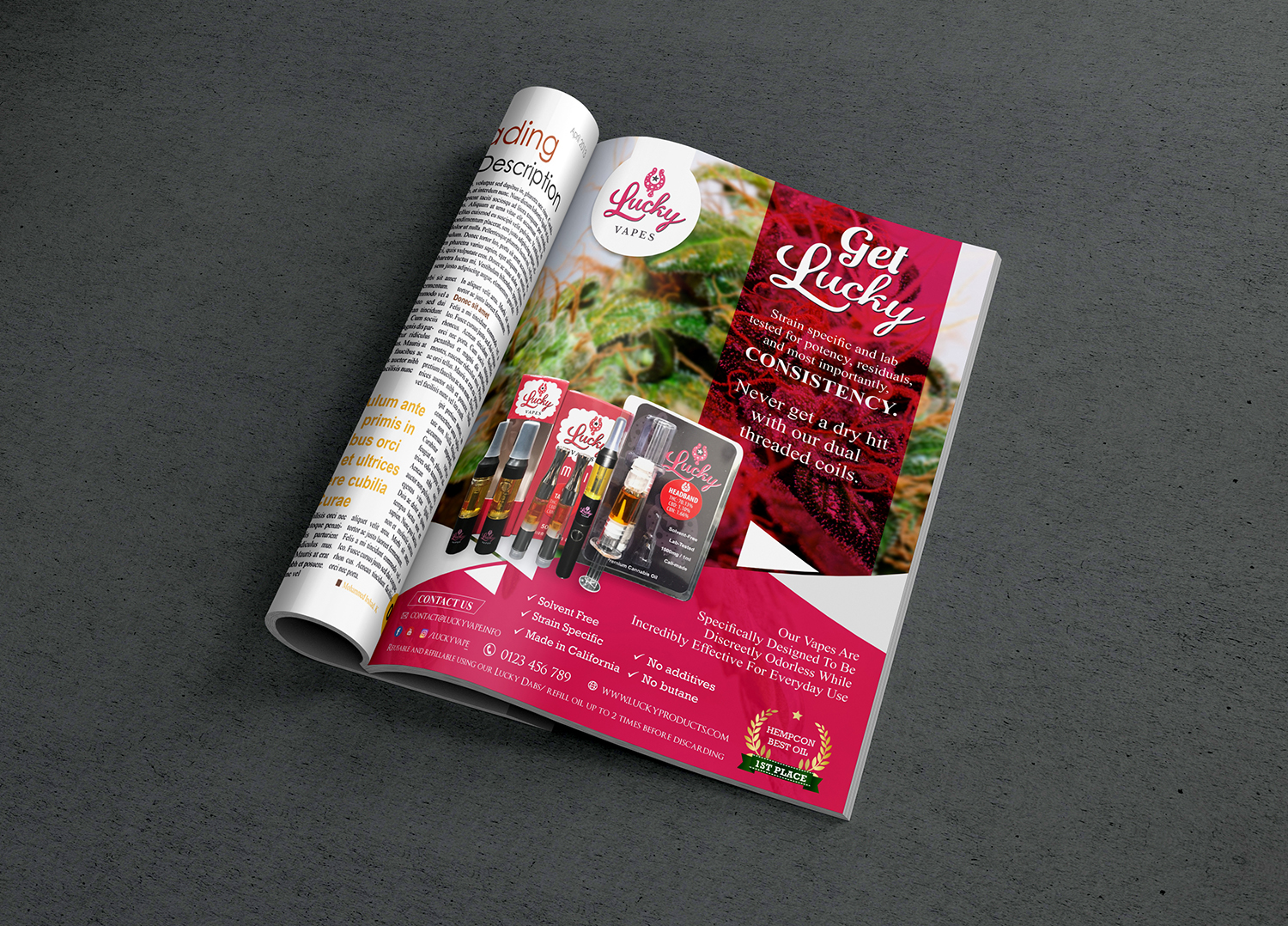 Magazine Design by ecorokerz for Lucky Products | Design #14105730