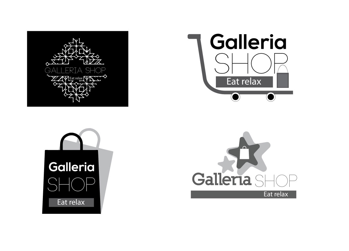 Logo Design by Sushanta_Halder for Galleria Shop Eat Relax | Design #14092824