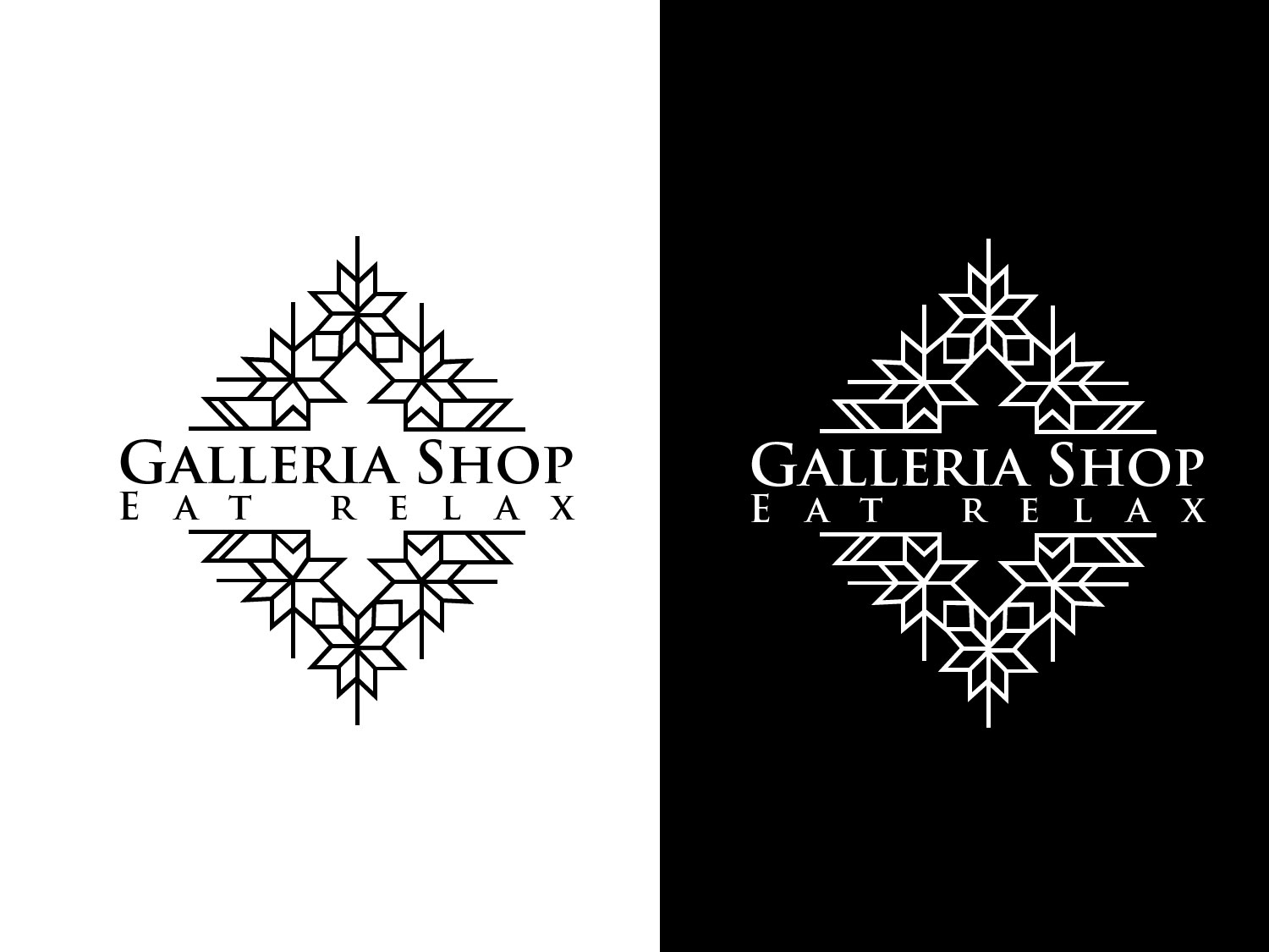 Logo Design by Creativeboss for Galleria Shop Eat Relax | Design #14093761