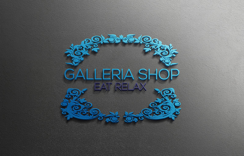 Logo Design by imshohaghossain85 for Galleria Shop Eat Relax | Design #14096607