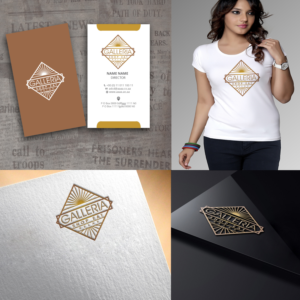 Logo Design by zebronicgraphic for Galleria Shop Eat Relax | Design: #14101447