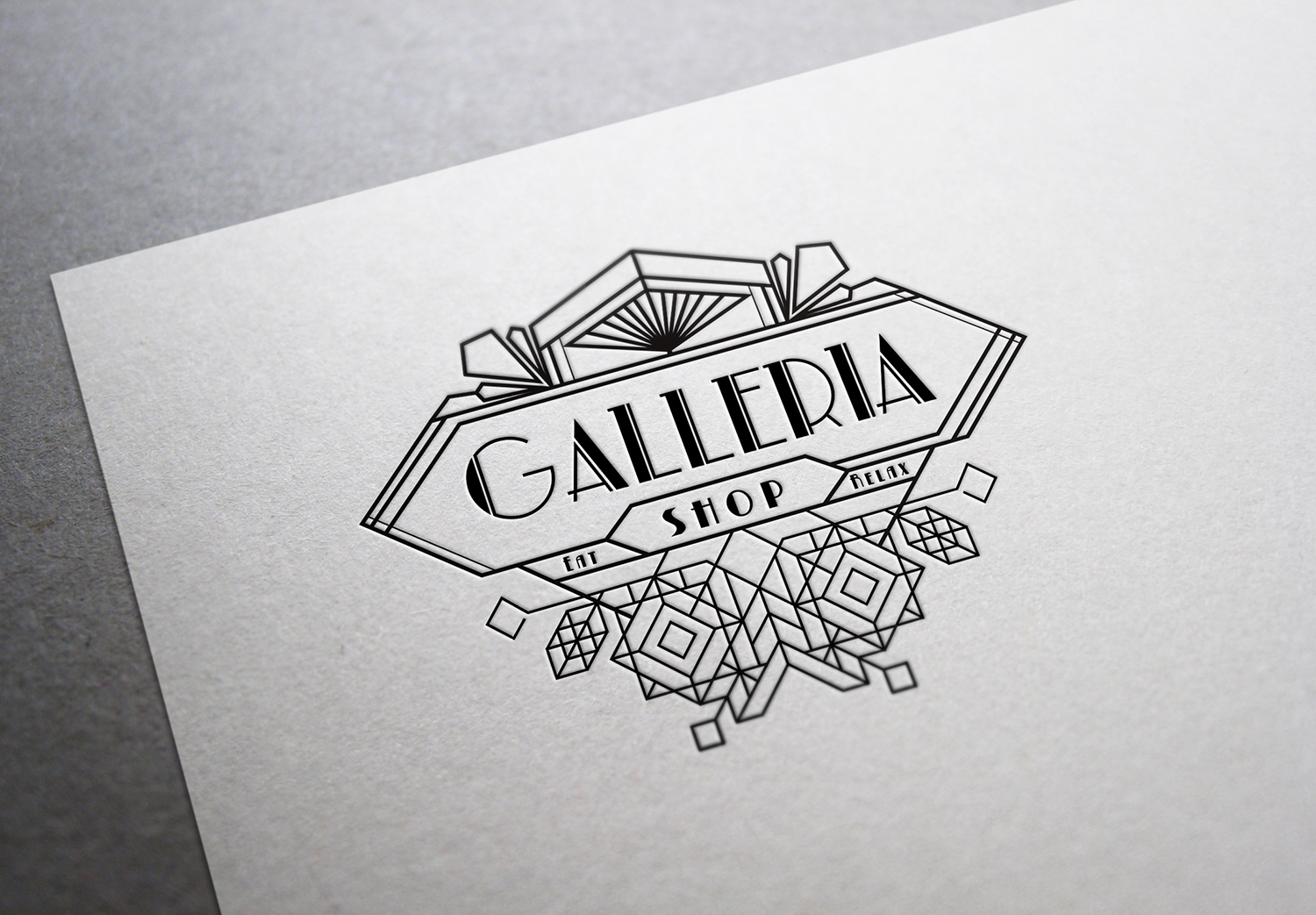 Logo-Design von studio-sfp.com für Galleria Shop Eat Relax | Design #14093985