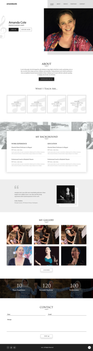 Web Design by Lauren for this project | Design: #14163458