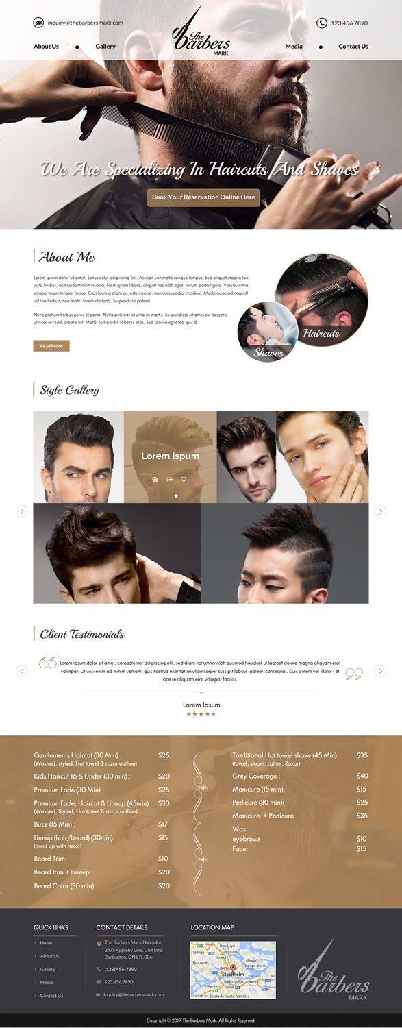 Web Design by Sbss for this project | Design #14143079