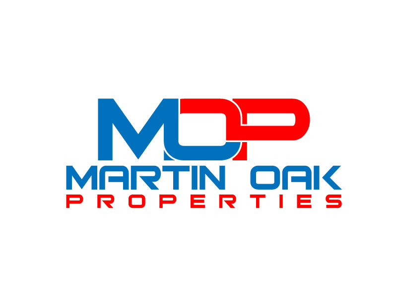 Modern Elegant Real Estate Logo Design For Martin Oak For