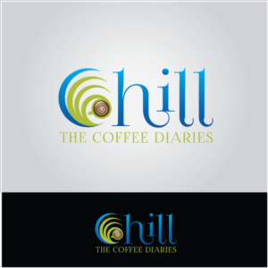 Chill - The Coffee Diaries (preferably on two separate lines) | Logo Design by rozT