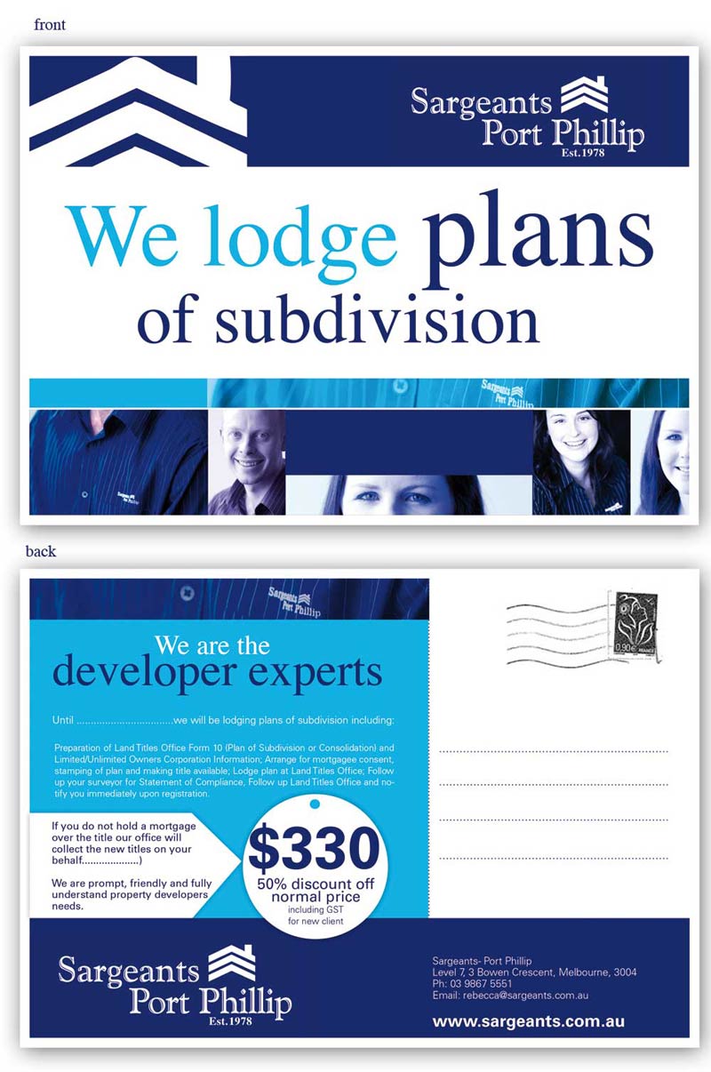 Brochure Design by san011 for Sargeants- Port Phillip | Design #563396