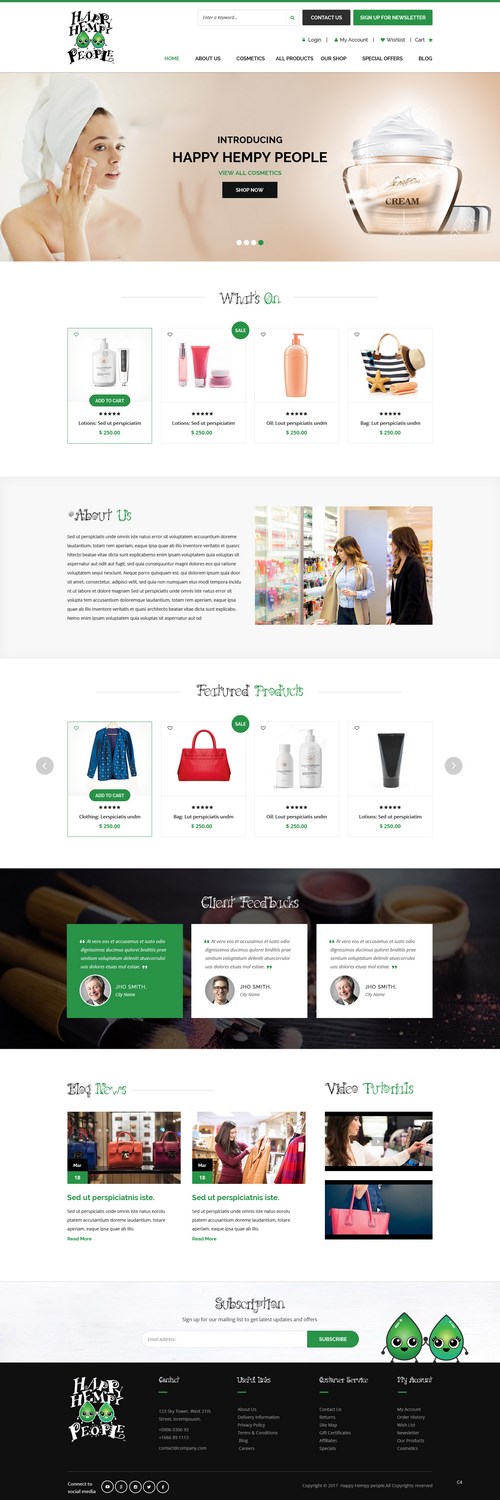 Web Design by pb for Happy Hempy People | Design #14122170
