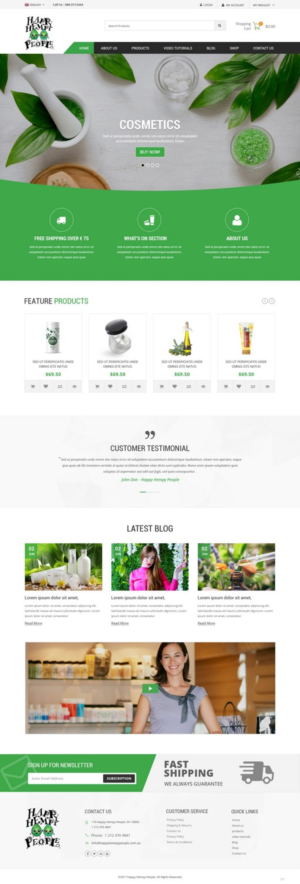 Web Design by pb for Happy Hempy People | Design: #14122175