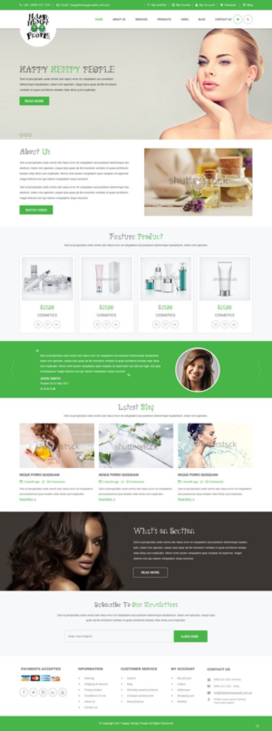 Web Design by pb for Happy Hempy People | Design: #14122176