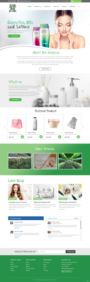Web-Design von pb für Happy Hempy People | Design: #14122184