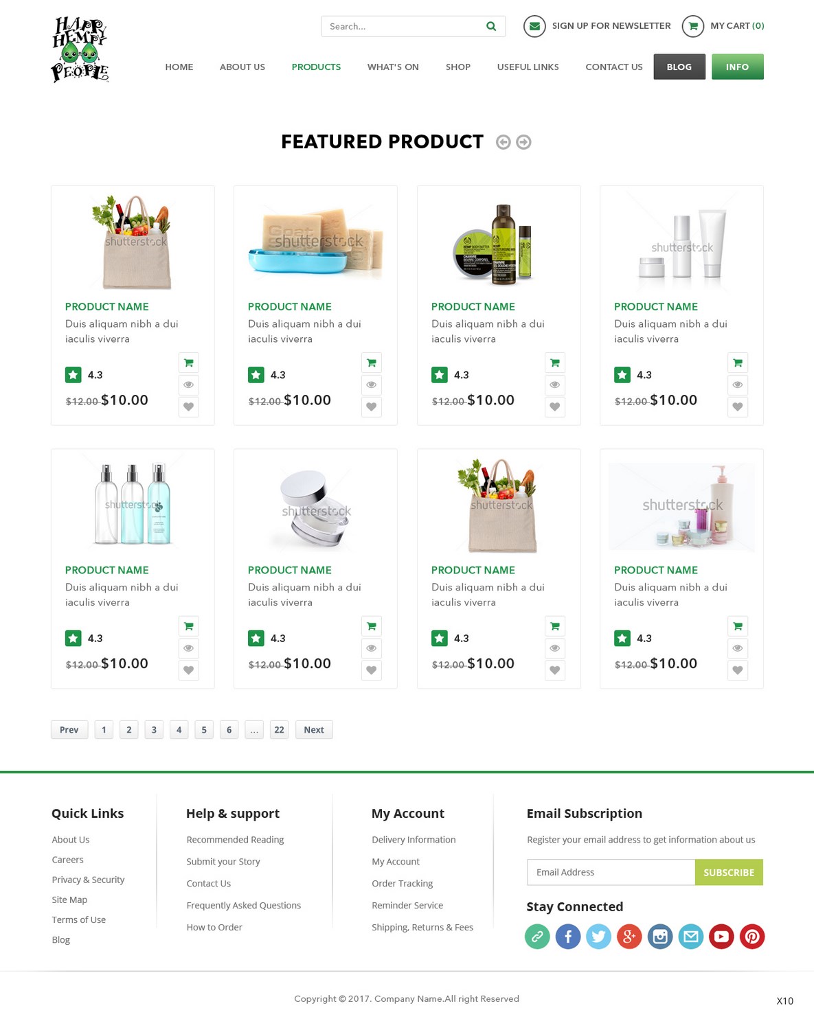 Web Design by pb for Happy Hempy People | Design #14327705
