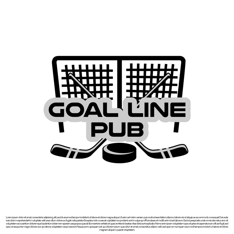 Logo Design by DesignDUO for Goal Line Pub | Design #14156278