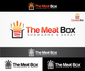 The Meat Box , Shawarma & Seray | Logo Design by sangeloenriquez