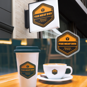The Meat Box , Shawarma & Seray | Logo Design by Michale Designs
