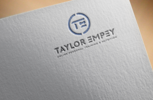 Unsure: open to ideas (Taylor Empey, Taylor Empey Fitness, or TaylorEmpey.com or TE, TaylorEmpey.com: Online Personal Training and Nutrition) | Logo Design by GLDesigns