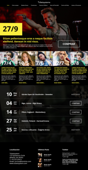 ticketsystem.com | Web-Design von lionx