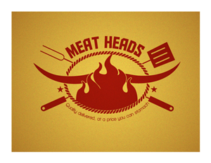 Meat Heads | Logo Design by MemoCo