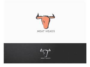 Meat Heads | Logo Design by jaime.sp