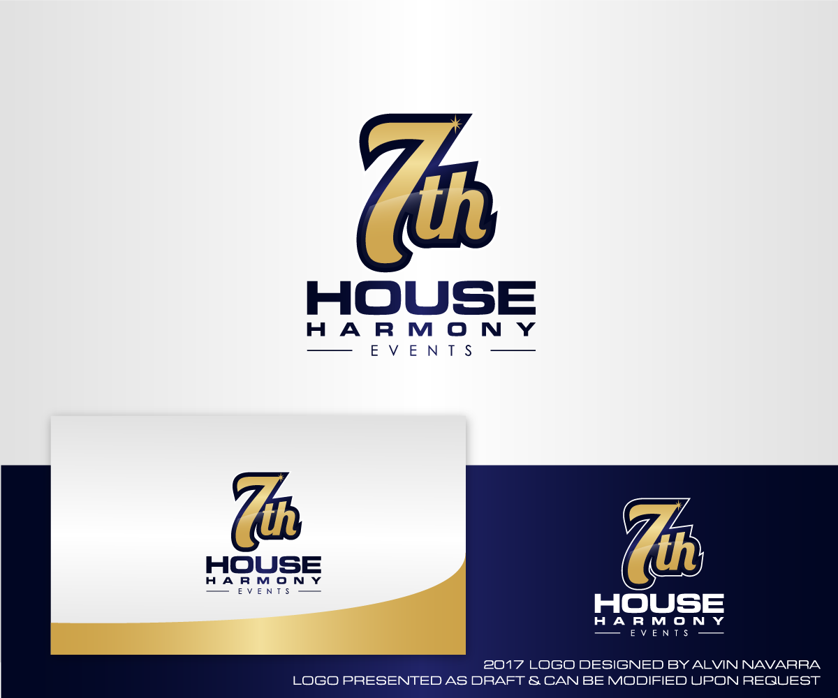 Diseño de Logo por alvinnavarra para Seventh House Harmony Events  | Diseño #14116083