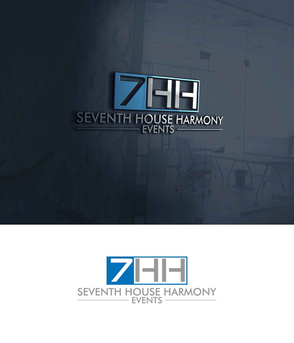Diseño de Logo por supercreative para Seventh House Harmony Events  | Diseño #14107937