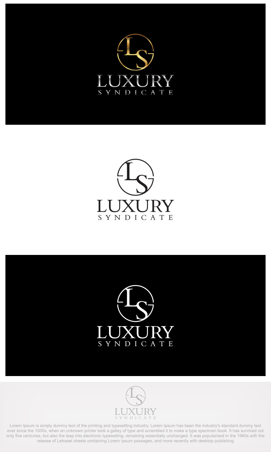 Logo Design by IMD-HUB for Luxury Syndicate | Design #14127954