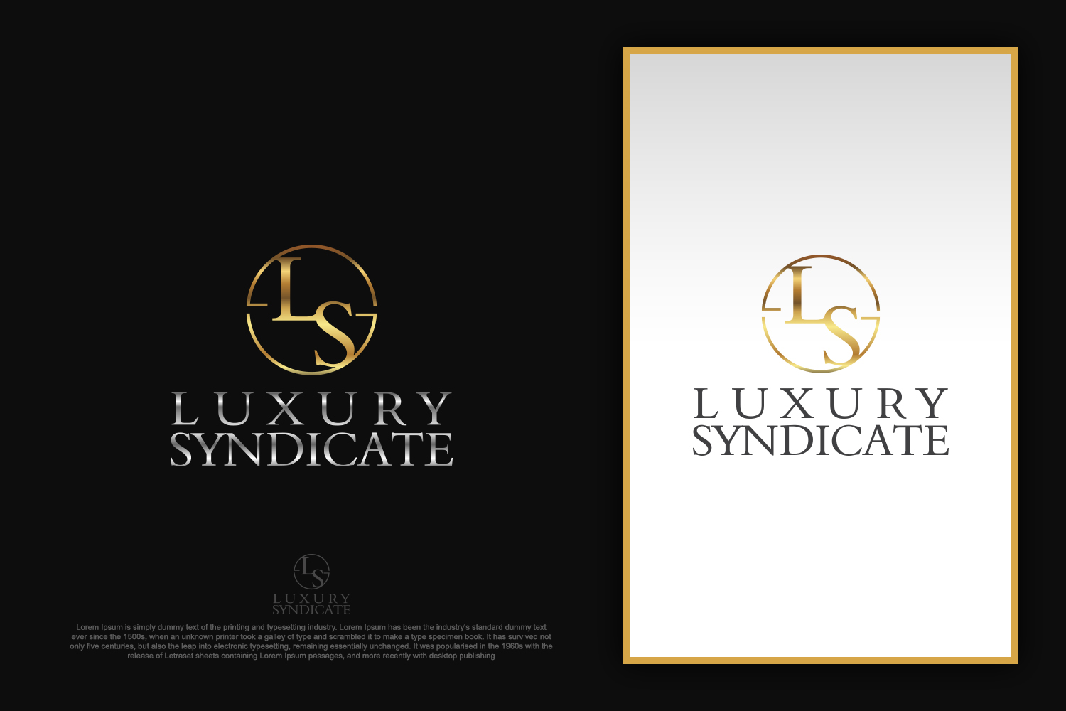 Logo Design by IMD-HUB for Luxury Syndicate | Design #14139345