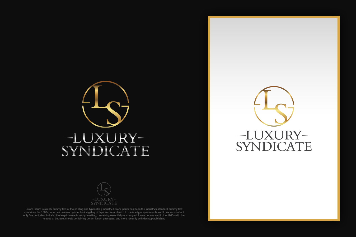 Logo Design by IMD-HUB for Luxury Syndicate | Design #14139878